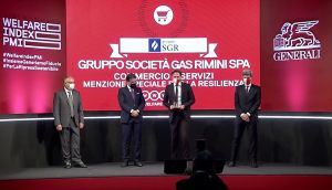 Premio Welfare Champion 2020 - Premiazione Gruppo SGR (Demis Diotallevi, Vicedirettore Generale)